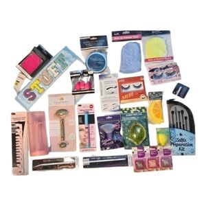 Eyeshadow Trio & Assorted Beauty and Makeup Tools Bundle